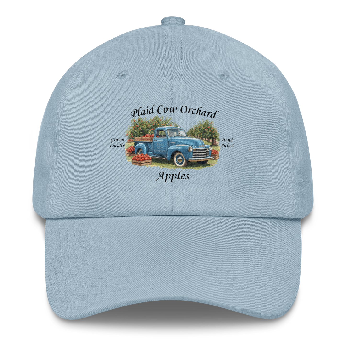Plaid Cow Orchard Ball Cap