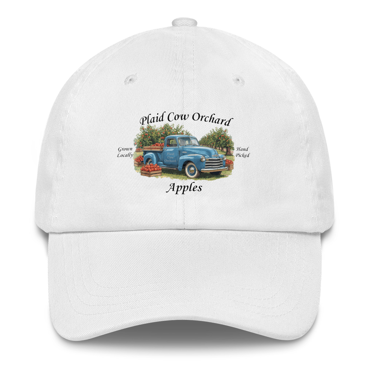 Plaid Cow Orchard Ball Cap