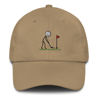 I'd Rather Be Golfing 6-Panel Cotton Chino Twill Cap