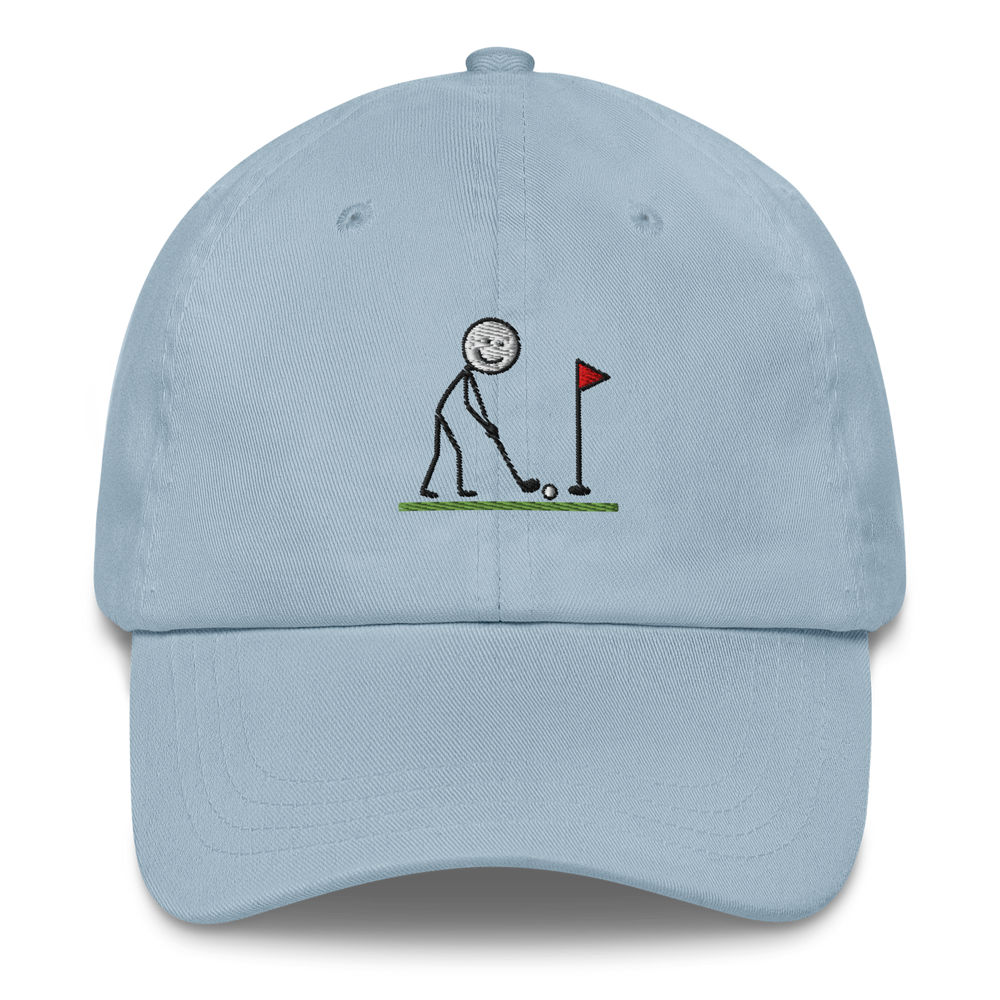 I'd Rather Be Golfing 6-Panel Cotton Chino Twill Cap