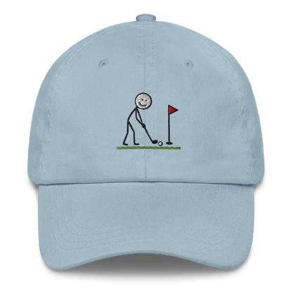 I'd Rather Be Golfing 6-Panel Cotton Chino Twill Cap