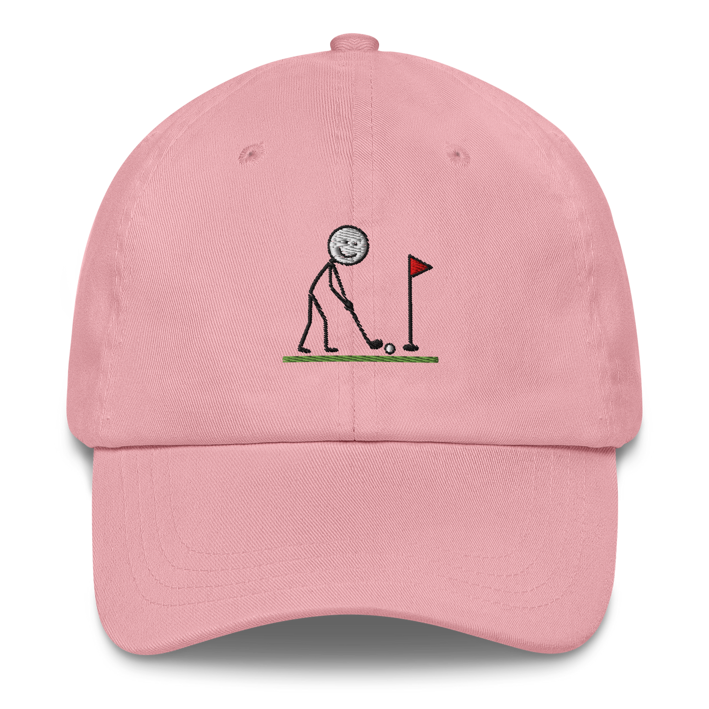 I'd Rather Be Golfing 6-Panel Cotton Chino Twill Cap