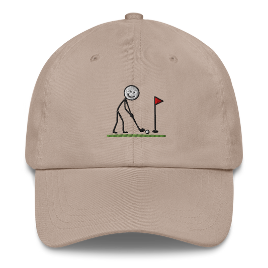 I'd Rather Be Golfing 6-Panel Cotton Chino Twill Cap