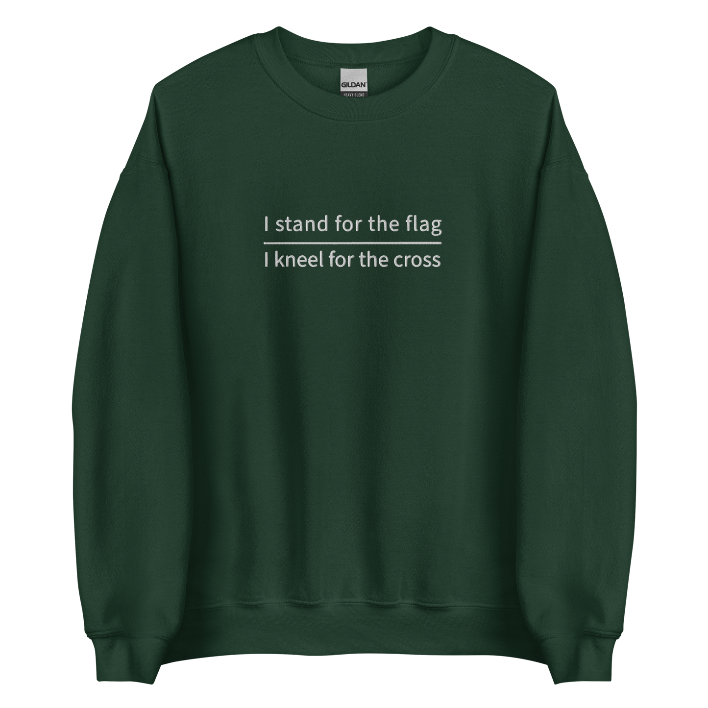 Stand for the Flag Kneel for the Cross Unisex Sweatshirt