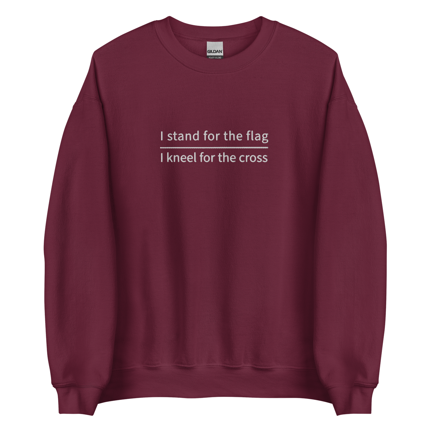 Stand for the Flag Kneel for the Cross Unisex Sweatshirt