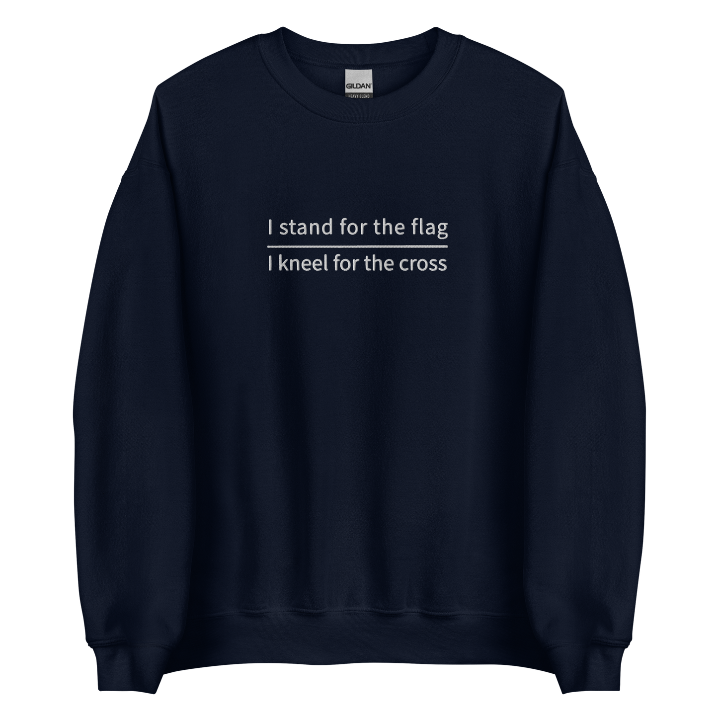 Stand for the Flag Kneel for the Cross Unisex Sweatshirt